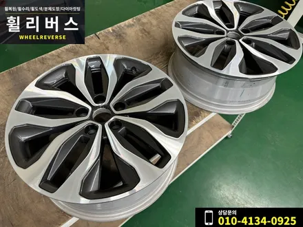 <휠리버스> 파주 일산 휠복원 휠도색 sm6 18인치 휠 다이아컷팅 분체도장 시공후기 / 파주시 오도동