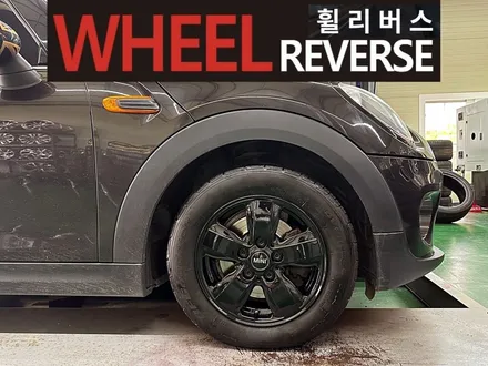 <휠리버스> 파주 휠복원 휠도색 / 미니쿠퍼 15인치 휠 유광블랙 분체도장 휠도색 휠복원 시공 후기!! / 파주시 오도동