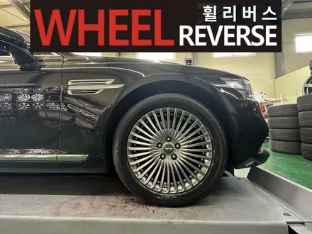 <휠리버스> 파주 일산 휠복원 휠도색 / 제네시스 G90 18인치 순정 고스트크롬 분체도장 시공 후기 / 파주시 오도동