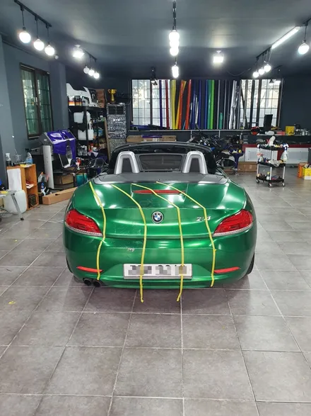 순천랩핑 순천ppf 순천랩핑 bmw Z4 전체랩핑 태풍피해사례 / 전남 순천
