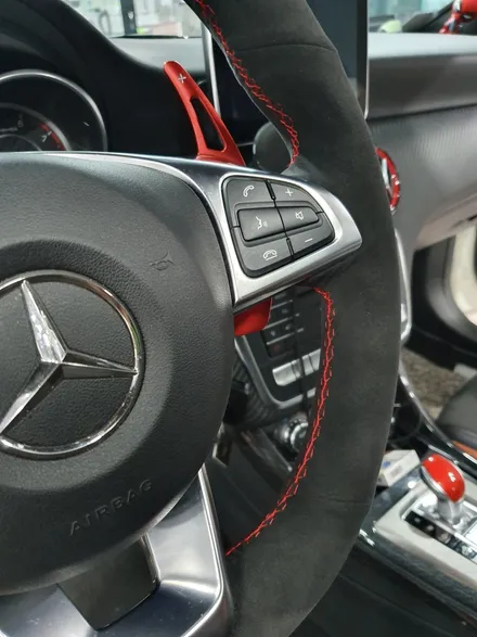 순천알칸타라,순천랩핑,순천ppf,벤츠,A45,amg,알칸타라핸들시공완료! / 전남 순천