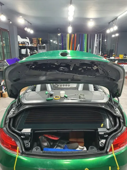 순천랩핑 순천ppf 순천랩핑 bmw Z4 전체랩핑 태풍피해사례 / 전남 순천