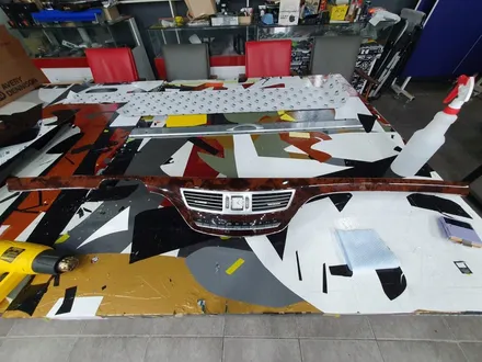 순천랩핑희아트 벤츠 S63 AMG 실내랩핑  실내우드랩핑 전남랩핑 광양랩핑 여수랩핑 / 순천 팔마5길