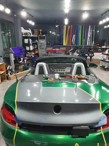 순천랩핑 순천ppf 순천랩핑 bmw Z4 전체랩핑 태풍피해사례 / 전남 순천