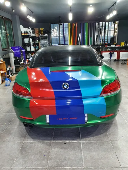 순천랩핑 순천ppf 순천랩핑 bmw Z4 전체랩핑 태풍피해사례 / 전남 순천