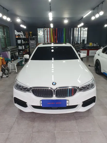 순천랩핑,순천바디킷,순천ppf,bmw5,g30프론트립,시공완료 / 전남 순천