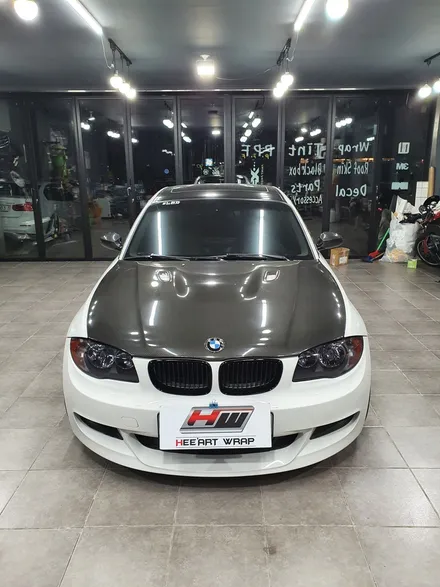 새해랩핑 / 128i퍼포데칼 / BMW데칼 / 데칼작업 / 전체랩핑 / 부분랩핑 시공완료 / 순천 팔마5길