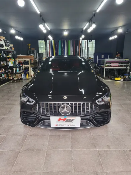 gt63amg전체래핑 / 부분랩핑 / 포인트랩핑 / 광고랩핑/ 전체랩핑 / 3m화이트유광랩핑시공완료 / 순천 팔마5길