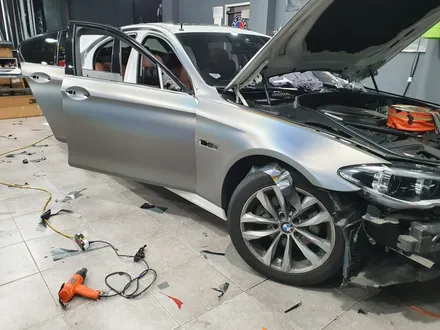 전체랩핑,bmw5전체랩핑,호남랩핑,카스킨,루프스킨,실외튜닝 / 순천 팔마5길