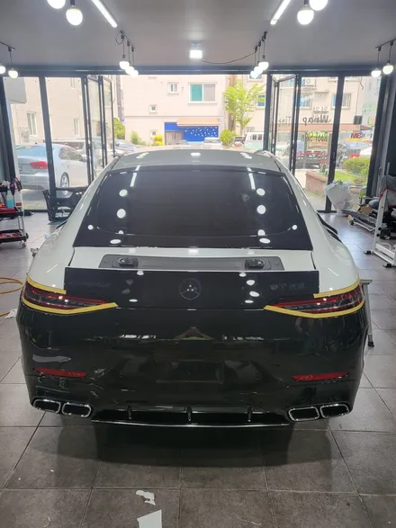 gt63amg전체래핑 / 부분랩핑 / 포인트랩핑 / 광고랩핑/ 전체랩핑 / 3m화이트유광랩핑시공완료 / 순천 팔마5길