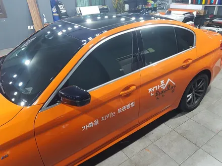 전남전체랩핑,부분랩핑,포인트랩핑,bmw g30랩핑,한화생명광고 / 전남 순천