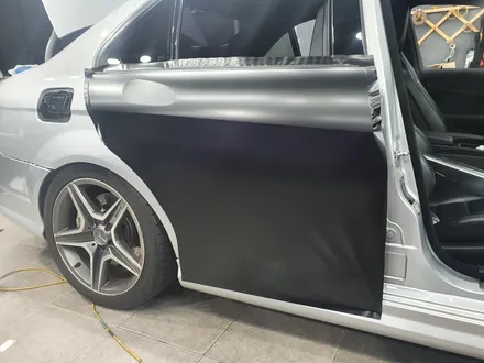 광양랩핑/순천랩핑/여수랩핑/벤츠c63amg/사틴블랙/전체랩핑시공완료 / 전남 순천
