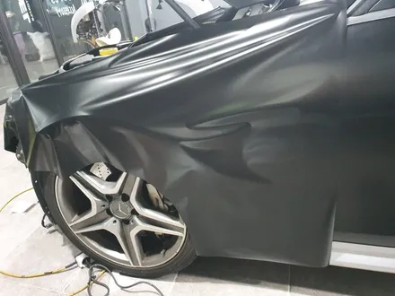 광양랩핑/순천랩핑/여수랩핑/벤츠c63amg/사틴블랙/전체랩핑시공완료 / 전남 순천