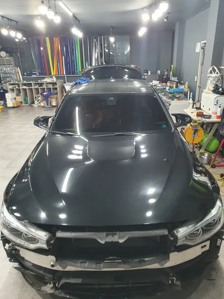 순천랩핑,bmw m3 ,시멘트랩핑,전체랩핑시공완료 / 전남 순천