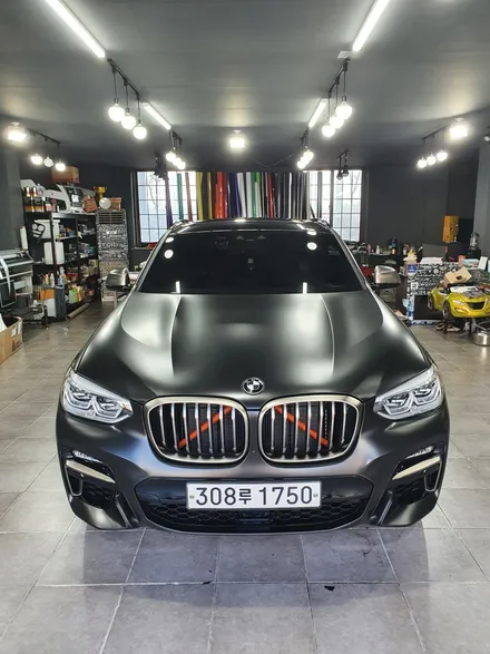 순천랩핑,전체랩핑,x4m40i,사틴블랙,전남랩핑,호남랩핑,카스킨 / 전남 순천