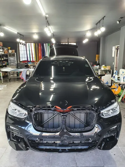 순천랩핑,전체랩핑,x4m40i,사틴블랙,전남랩핑,호남랩핑,카스킨 / 전남 순천