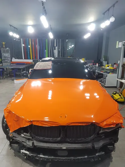전남전체랩핑,부분랩핑,포인트랩핑,bmw g30랩핑,한화생명광고 / 전남 순천