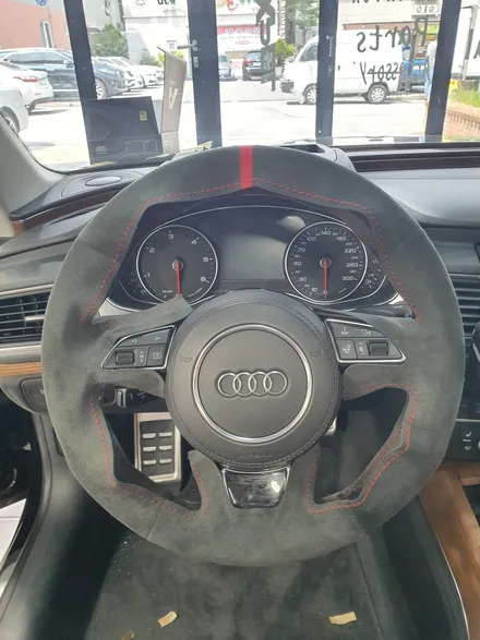 순천알칸타라,아우디,a7,55tdi,알칸타라핸들시공 / 전남 순천