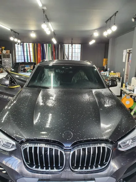 순천ppf/생활보호필름/신차패키지/bmw/x4m20i/본닛ppf 시공완료 / 전남 순천