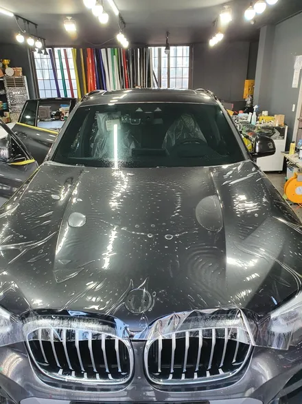 순천ppf/생활보호필름/신차패키지/bmw/x4m20i/본닛ppf 시공완료 / 전남 순천