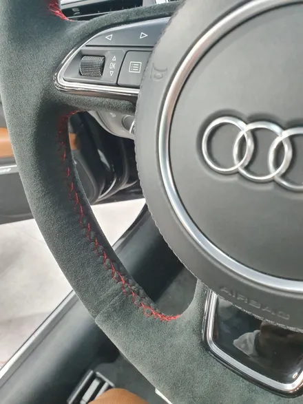 순천알칸타라,아우디,a7,55tdi,알칸타라핸들시공 / 전남 순천