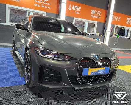 안산 PPF, BMW i4 프론트 패키지 본넷 포함 시공 / 안산, 시흥, 부천