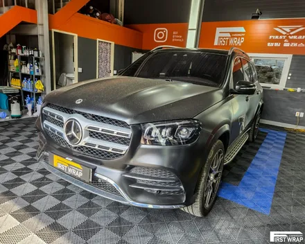 벤츠 GLS400d 무광 PPF 전체 시공, 도장 보호와 드레스업 효과까지 / 안산, 시흥, 부천