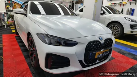 안산PPF 디테일 작업 BMW420i 컨버터블 신형 PPF전체 무광 / 안산 단원 초지동