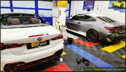 안산랩핑 전문샵에서 BMW신형 4쿠페 전체랩핑 시공 / 안산 단원 초지동