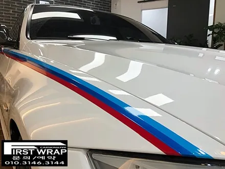 BMW E90 320d M데칼 포인트랩핑 (광명랩핑 목감랩핑 안양랩핑 시흥랩핑 - 퍼스트랩) / 안산 단원 초지동