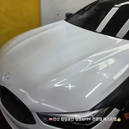 안산PPF 전문샵 BMW M850i 사틴블랙 랩핑으로 완성된 프리미엄 외관 / 안산 단원 초지동