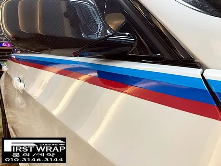 BMW E90 320d M데칼 포인트랩핑 (광명랩핑 목감랩핑 안양랩핑 시흥랩핑 - 퍼스트랩) / 안산 단원 초지동