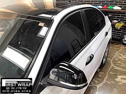 BMW 320D 전체랩핑 유광화이트 랩핑보험처리 (시흥랩핑 광명랩핑 안산랩핑 송도랩핑 안양랩핑 목감랩핑 퍼스트랩) / 안산 단원 초지동