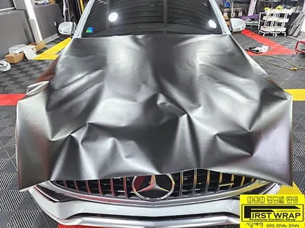 안산랩핑 벤츠 glc 43amg 쿠페 사틴블랙 전체랩핑 시공~ / 안산, 시흥, 부천