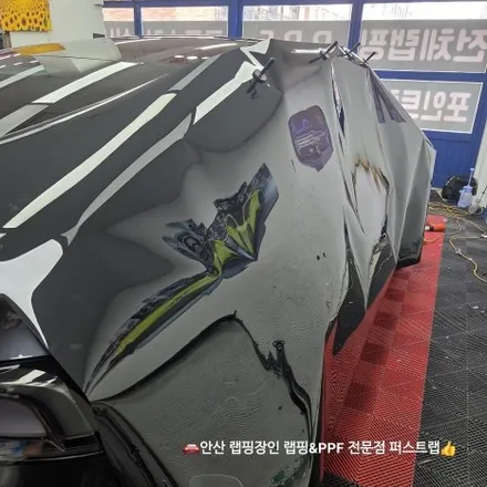 안산랩핑 추천, 테슬라 쥬니퍼 전체 오토벨벳 블랙 하이그로시 랩핑으로 프리미엄 완성! / 안산 단원 초지동