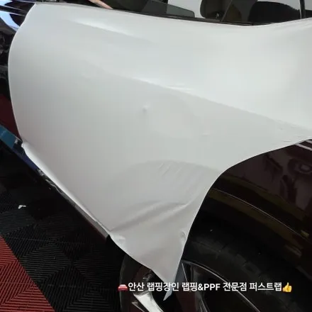 안산랩핑 전문 퍼스트랩, GV80 사틴화이트 완벽 변신! / 안산 단원 초지동