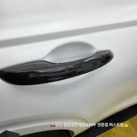 제네시스 GV70 루프스킨부터 사이드미러 카본랩핑까지 블랙 포인트 완성 / 안산 단원 초지동
