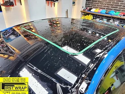 BMW M235i 블랙PPF 루프스킨 B필러블랙PPF 시흥랩핑 목감랩핑 광명랩핑 안양랩핑 안산랩핑 일산랩핑 송도랩핑 배곧랩핑 서울랩핑 퍼스트랩카스킨 / 안산 단원 초지동