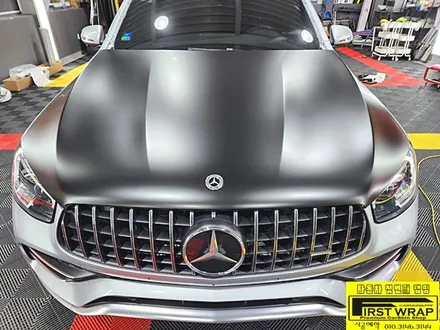 안산랩핑 벤츠 glc 43amg 쿠페 사틴블랙 전체랩핑 시공~ / 안산, 시흥, 부천