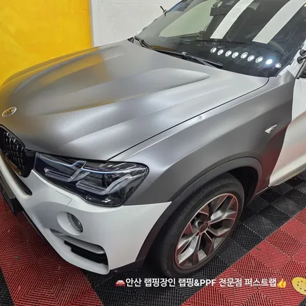 BMW X4 3M 2080 사틴 다크그레이 전체랩핑 안산PPF 전문 시공기 / 안산 단원 초지동
