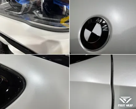 BMW X6 무광 PPF 전체 시공, 화이트에 깊이를 더하다 / 안산, 시흥, 부천