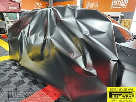 안산랩핑 벤츠 glc 43amg 쿠페 사틴블랙 전체랩핑 시공~ / 안산, 시흥, 부천