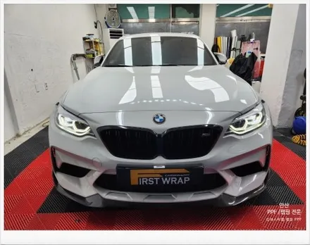 안산랩핑 - BMW M2 미드나잇그린 랩핑시공편 / 안산 단원 초지동