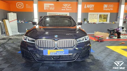 자동차 PPF, BMW 520i  전체 유광 필름 시공 / 안산, 시흥, 부천