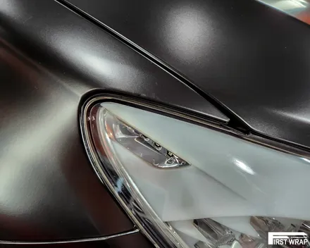 BMW 5GT 전체 차량 랩핑, 진리의 사틴 블랙 시공 / 안산, 시흥, 부천
