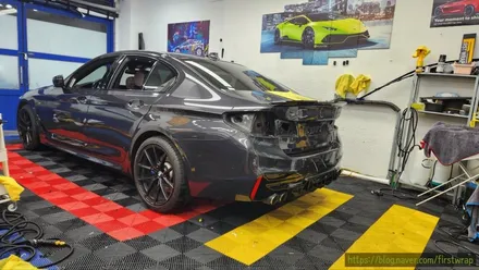 자동차 랩핑 장점과 사례 그리고 안산 퍼스트랩 BMW시공 / 안산 단원 초지동
