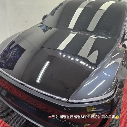안산랩핑 추천, 테슬라 쥬니퍼 전체 오토벨벳 블랙 하이그로시 랩핑으로 프리미엄 완성! / 안산 단원 초지동