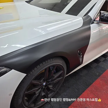 안산PPF 전문샵 BMW M850i 사틴블랙 랩핑으로 완성된 프리미엄 외관 / 안산 단원 초지동