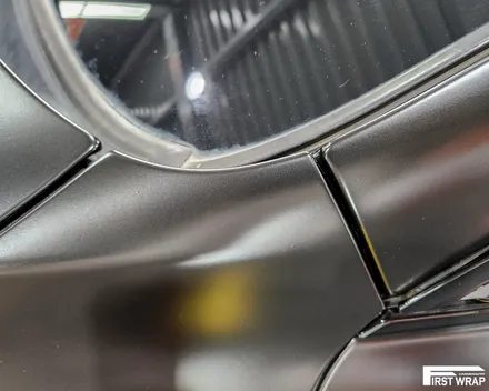 BMW 5GT 전체 차량 랩핑, 진리의 사틴 블랙 시공 / 안산, 시흥, 부천