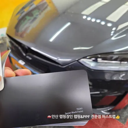 안산PPF 테슬라 모델 X 시크릿블랙 무광 전체PPF 시공 후기 / 안산 단원 초지동